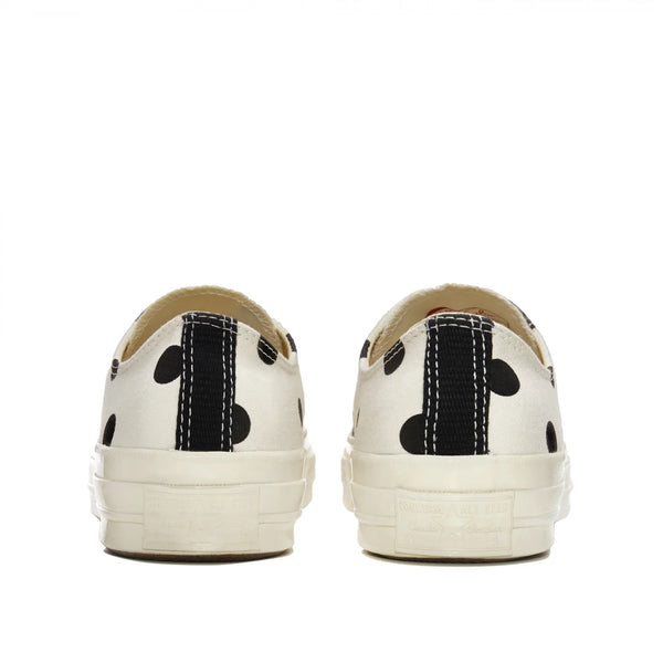 Play Converse_Play Converse - Polka Dot Red Heart Chuck Taylor All Star ’70 Low Sneakers - (White)_SNEAKERS