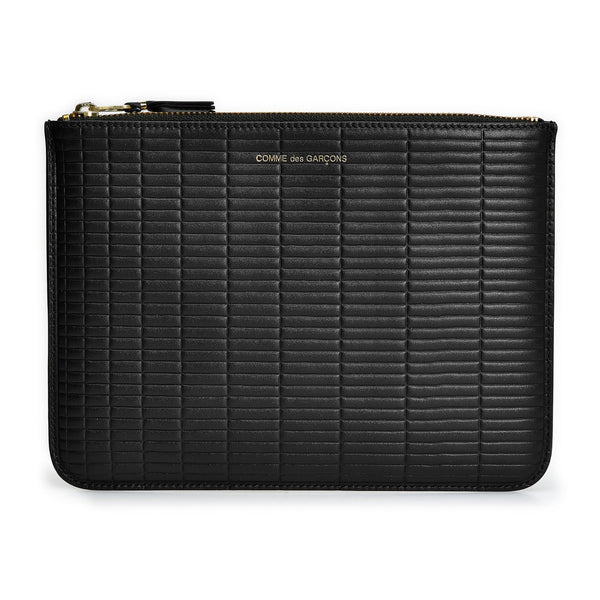 CDG WALLET - Brick Wallet Zip Pouch - (Black SA5100BK)