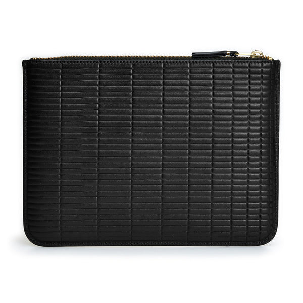 CDG Wallet_Cdg Wallet - Brick Wallet Zip Pouch - (Black SA5100BK)_WALLETS