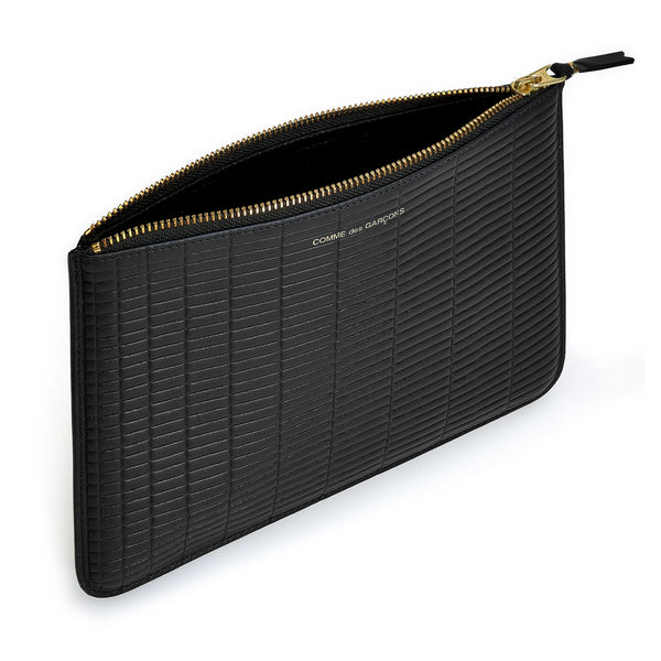 CDG Wallet_Cdg Wallet - Brick Wallet Zip Pouch - (Black SA5100BK)_WALLETS