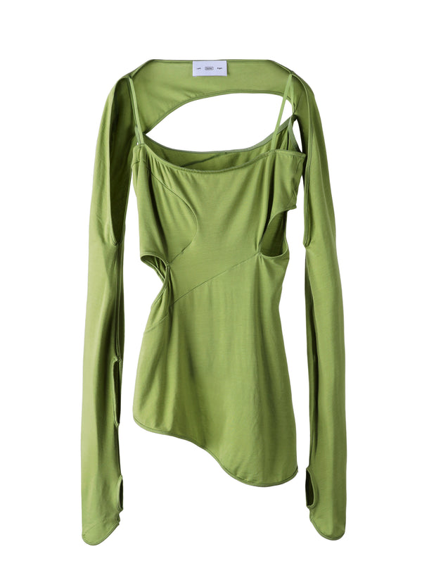 POST ARCHIVE FACTION (PAF) - Women's 6.0 Top Center - (Matcha)