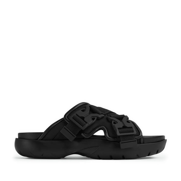 BOTTEGA VENETA - Men's Slide Sandal Polyrec Nylon - (Black)
