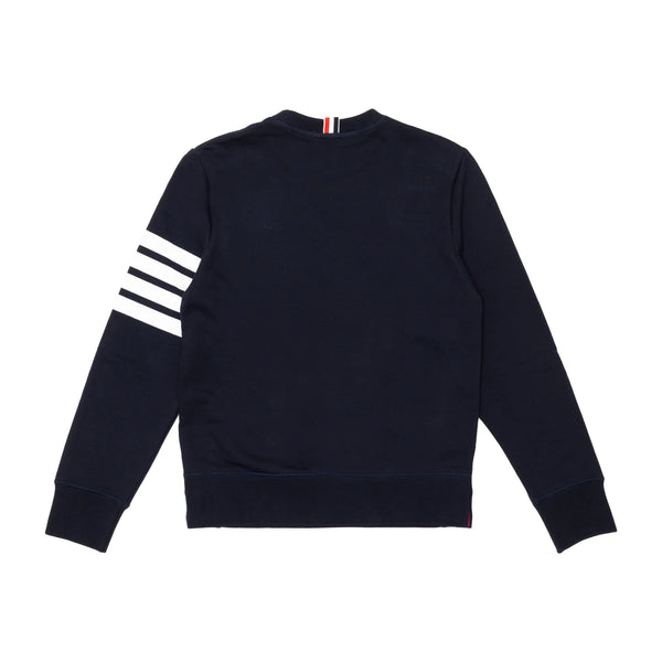 Thom Browne_Thom Browne - Men's Classic Sweatshirt with Engine - (Navy MJT021H-00535)_SWEATSHIRTS