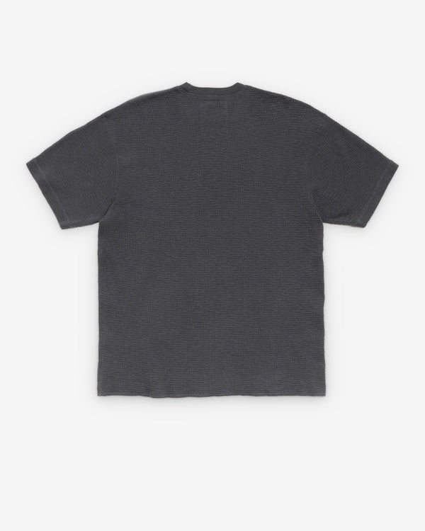 Stüssy - Men's Pigment Dyed SS Thermal - (Faded Black)