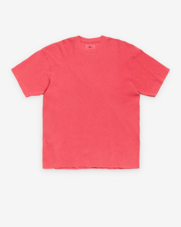 Stüssy - Men's Pigment Dyed SS Thermal - (Washed Red)