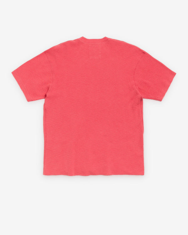 Stüssy - Men's Pigment Dyed SS Thermal - (Washed Red)