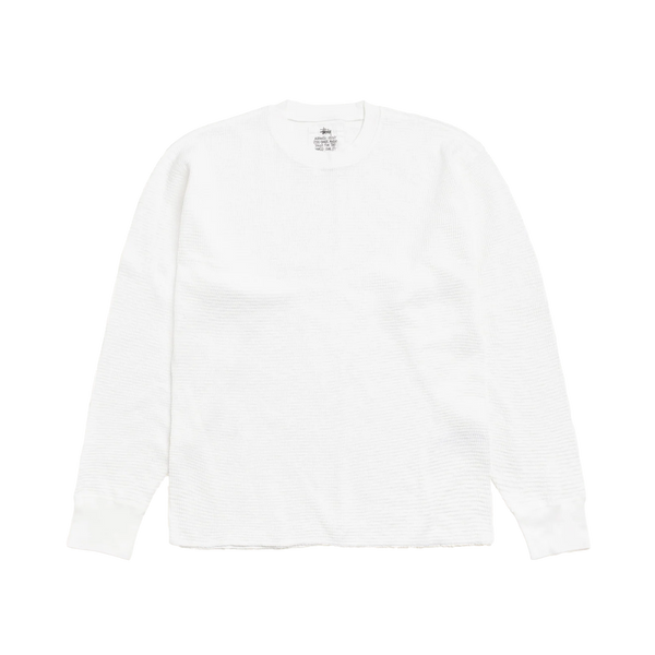 Stussy - Men's Pigment Dyed Long Sleeve Thermal - (White)
