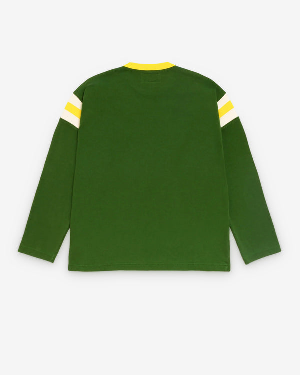 Stüssy - Men's Ls Ringer Tee - (Green)