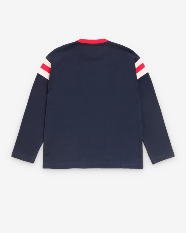 Stüssy - Men's Ls Ringer Tee - (Ink)