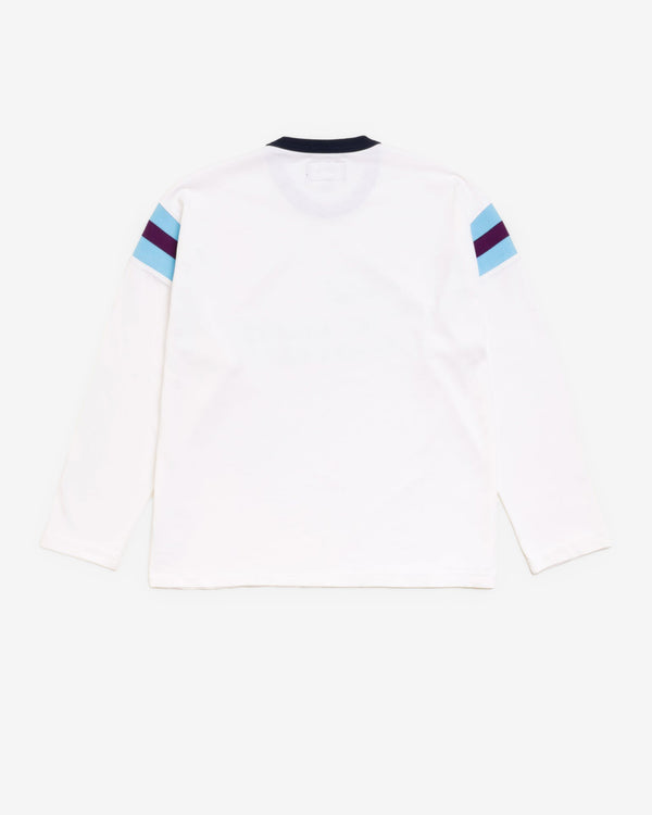 Stüssy - Men's Ls Ringer Tee - (White)