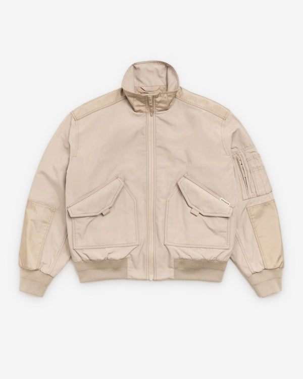 Stüssy - Men's Mock Neck Flight Bomber - (Khaki)