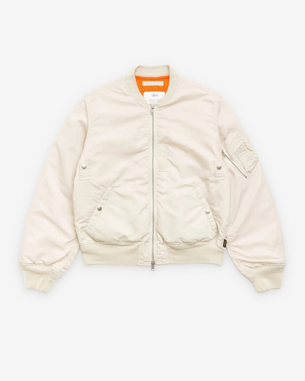 Stüssy - Men's MA-1 Bomber - (Bone)
