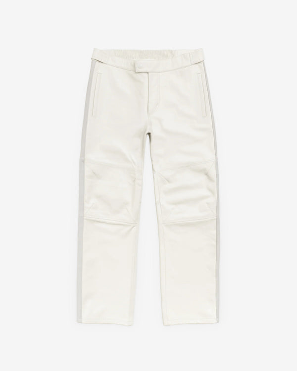 Stüssy - Men's Leather Moto Pants - (Bone)