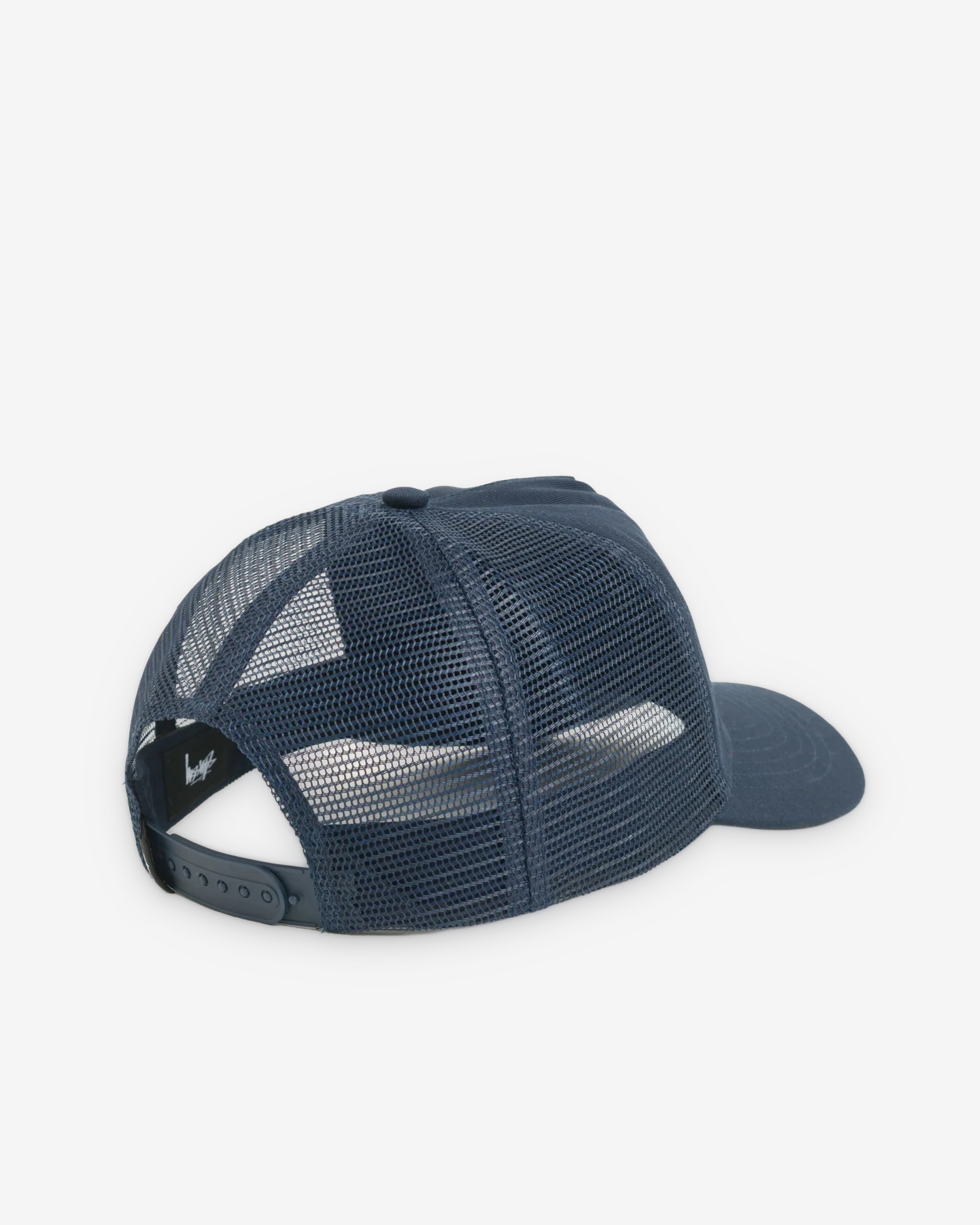 Stüssy: Men's Trucker S Crown Cap (Navy) | DSMS E-SHOP