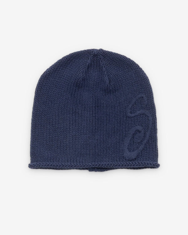 Stüssy - Men's S Knit Skullcap - (Navy)