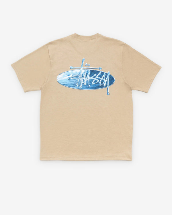 Stussy - Men's Wave Oval Tee - (Khaki)