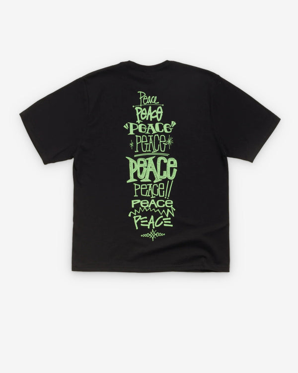 Stüssy  - Men's Peace Increased Tee - (Black)