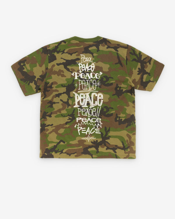 Stüssy  - Men's Peace Increased Tee - (Camo)