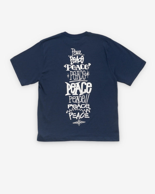Stüssy  - Men's Peace Increased Tee - (Navy)