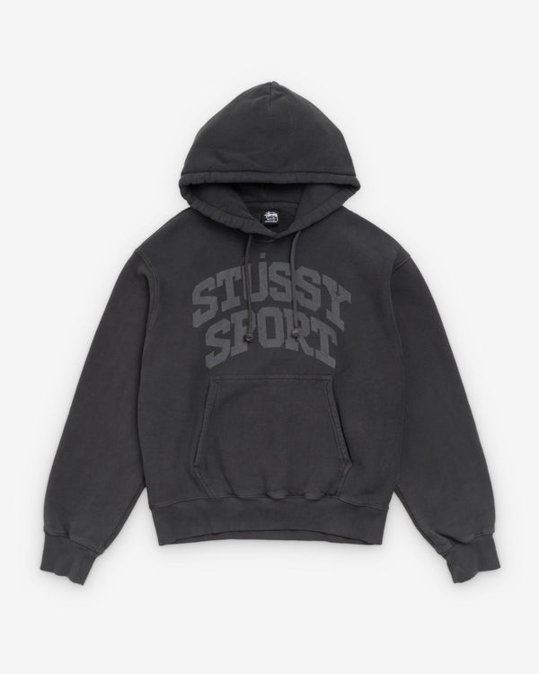 Stüssy - Men's Block Sport Hoodie - (Faded Black)