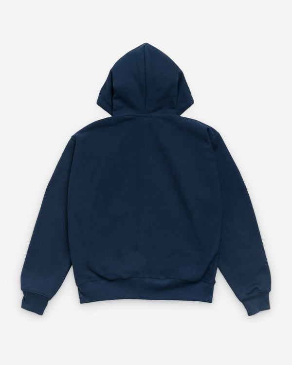 Stüssy - Men's Snakeskin Zip Hood - (Navy)