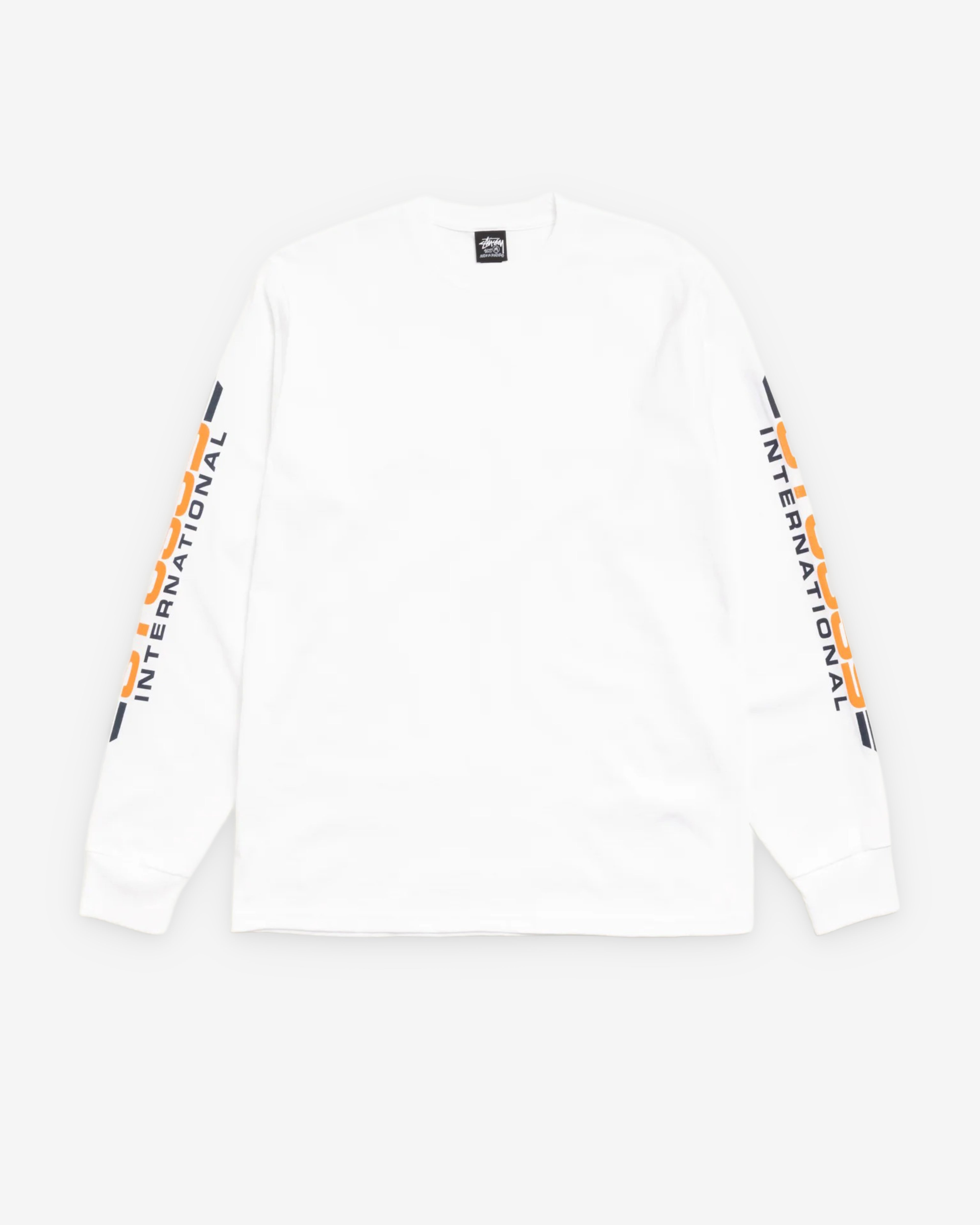 Stüssy : Men's Blade LS Tee (White) | DSMS E-SHOP