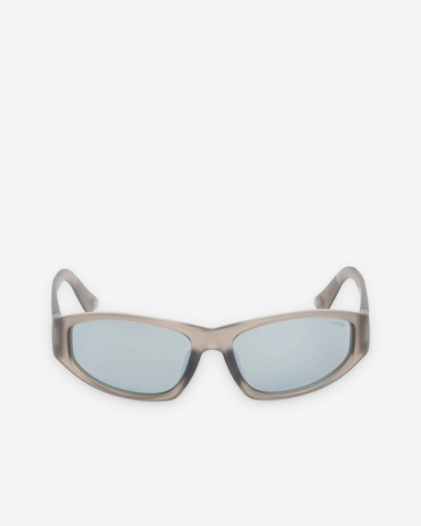 Stüssy  - Men's Leslie Sunglasses - (Frost Grey/Mirror Lens)