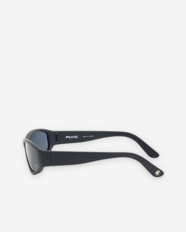 Stüssy  - Men's Leslie Sunglasses - (Matte Black/Black Lens)
