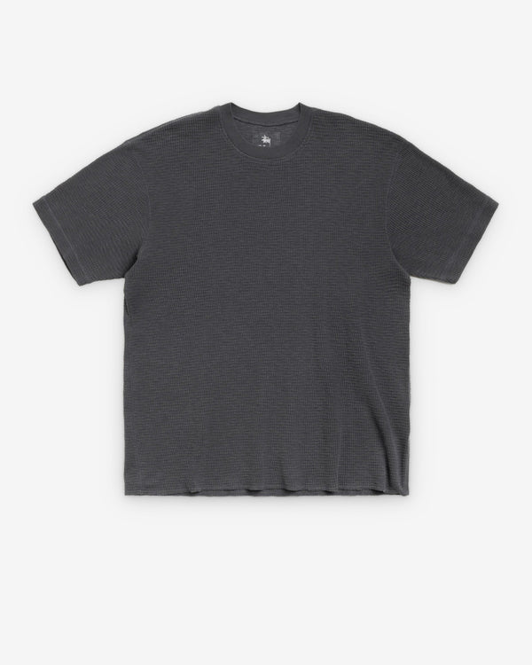 Stüssy - Men's Pigment Dyed SS Thermal - (Faded Black)