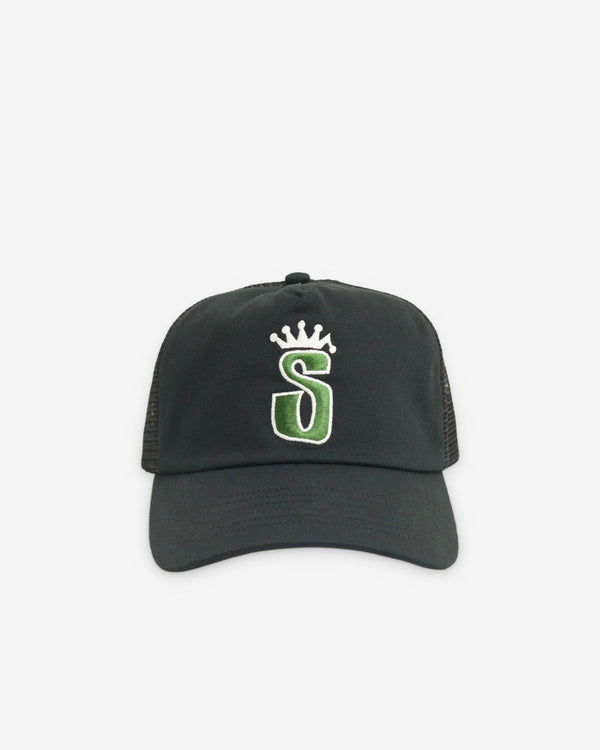 Stüssy - Men's Trucker S Crown Cap - (Black)