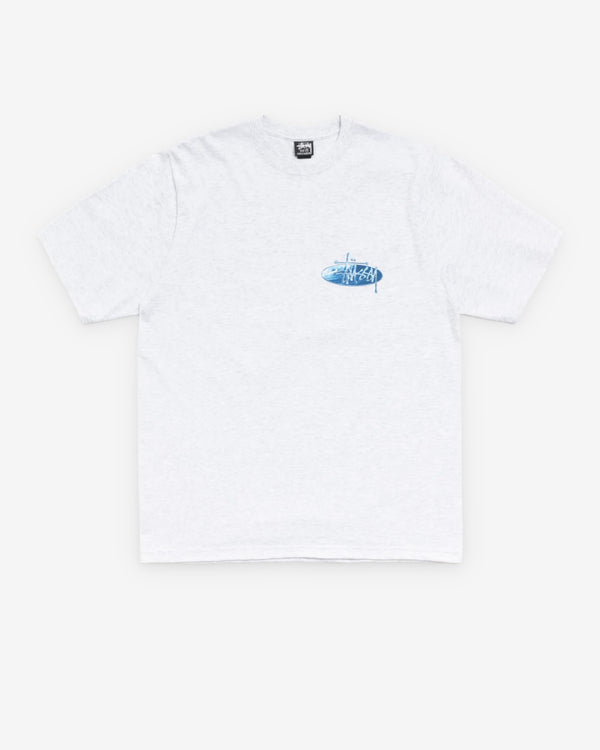 Stussy - Men's Wave Oval Tee - (Ash Heather)