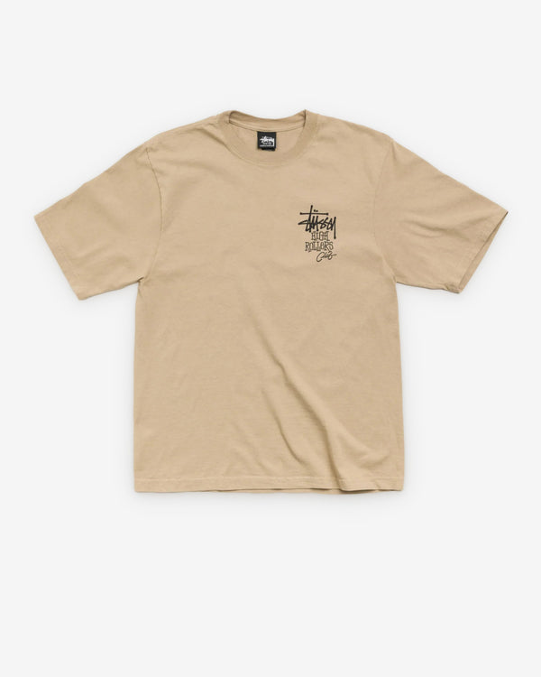 Stüssy - Men's High Rollers Pig. Dyed Tee - (Rock)