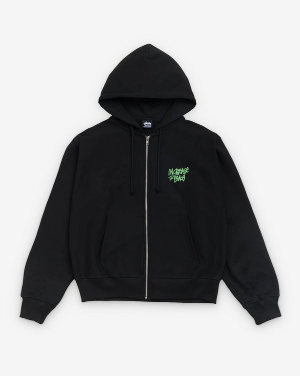 Stüssy  - Men's Peace Increased Zip Hood - (Black)