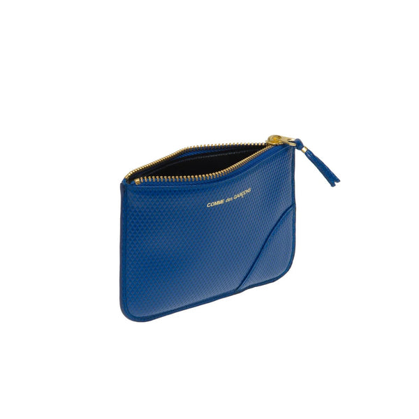 CDG Wallet_Cdg Wallet - Luxury Top Zip - (Blue SA8100LG)_COIN POUCHES
