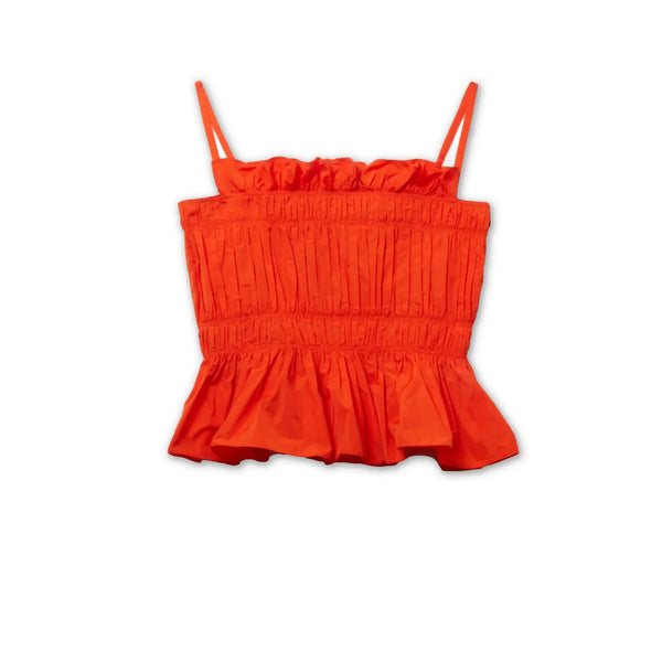 Molly Goddard - Women's Marjory Top - (Orange)