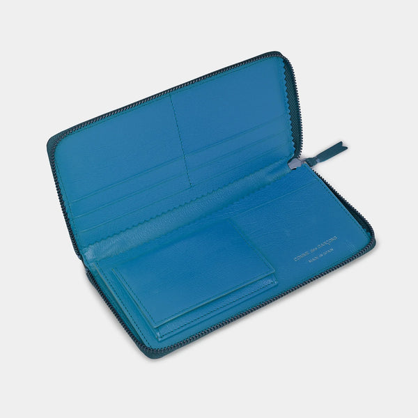 CDG Wallet_Cdg Wallet - Colour Inside Long Wallet - (Black SA0110IC)_WALLETS