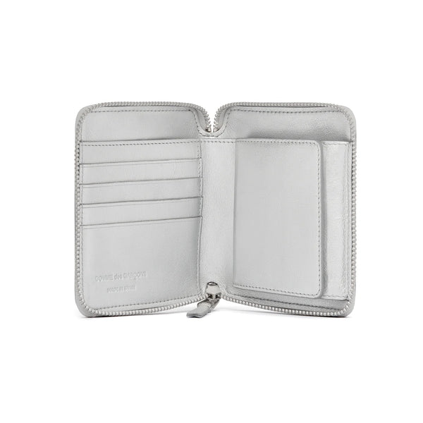 CDG Wallet_CDG WALLET - Gold and Silver Big U-Zip - (Silver SA2100G)_WALLETS