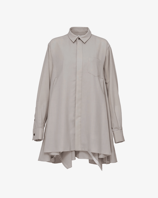 SACAI - Women's Suiting Dress - (Light Grey051)