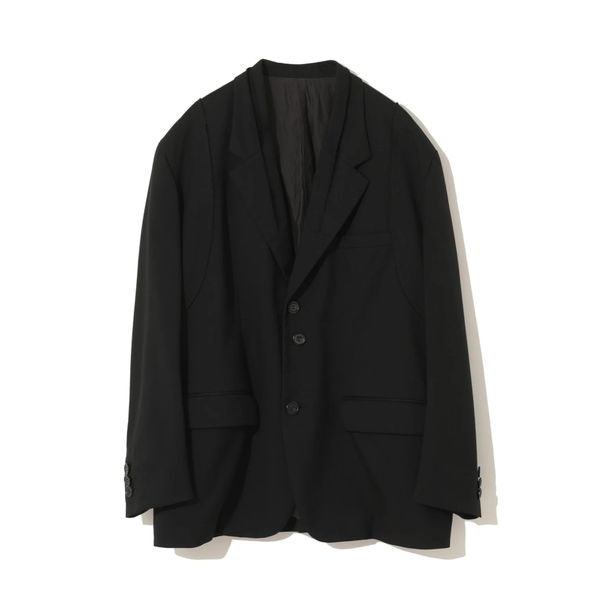 UNDERCOVER - Men's Polyester Rayon Blend Twill Jacket - (Black)