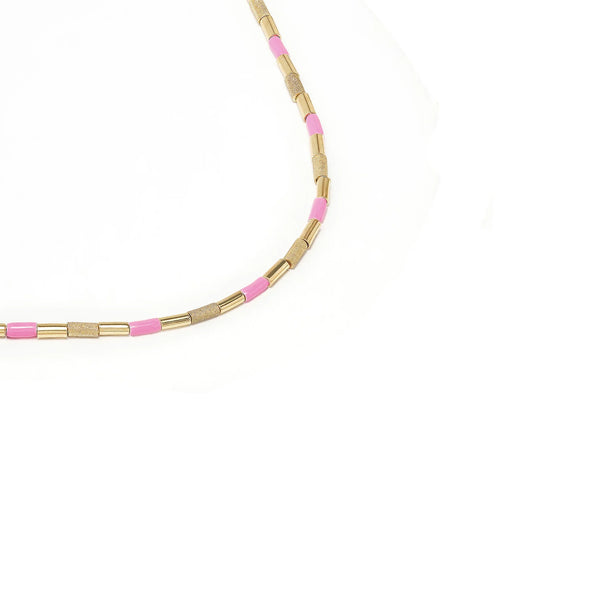 Bea Bongiasca_Bea Bongiasca - Tubini Bracelet - (Pink)_BRACELETS