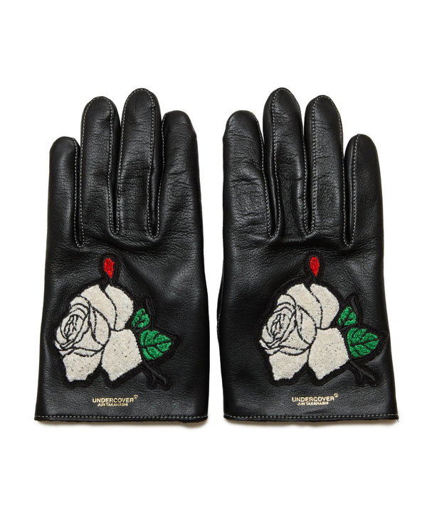 Undercover - Rose Sheepskin Glove - (Black)