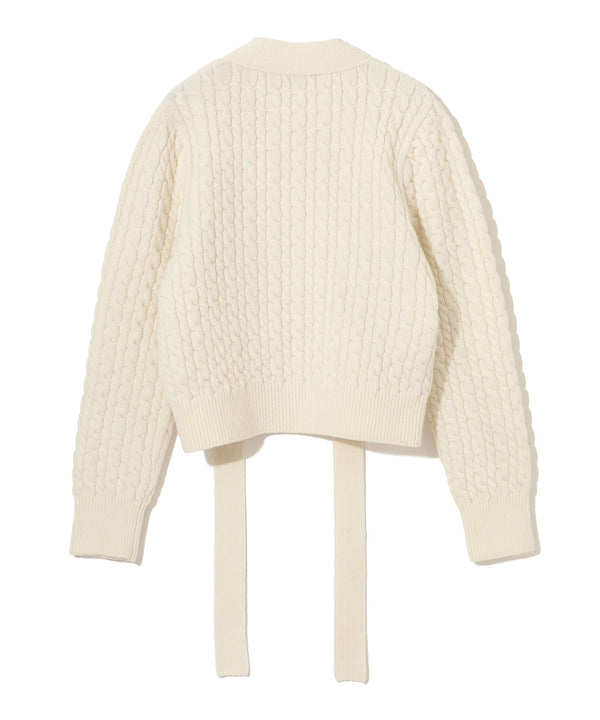Undercover_Undercover - Women's Knit Cardigan - (Ivory)_CARDIGANS