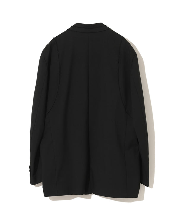 Undercover_Undercover - Men'S Polyester Rayon Blend Twill Jacket - (Black)_JACKETS
