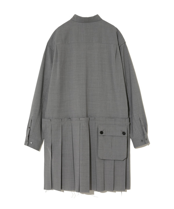 Undercover_UNDERCOVER - Men's Wool Polyester Shirt - (Top Gray)_SHIRTS