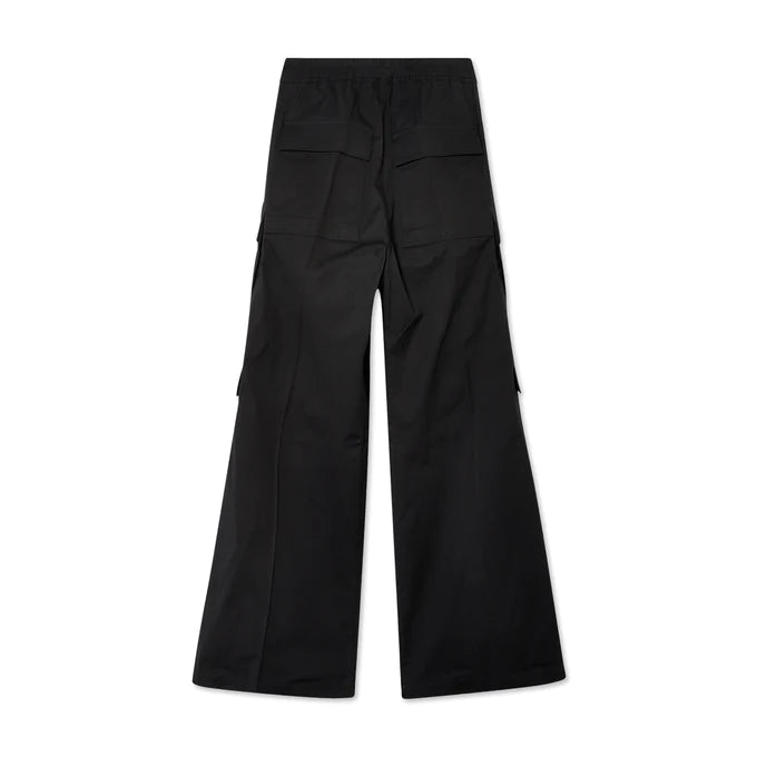 RICK OWENS - Men's Woven Pants Cargobelas - (Black) view 2, Click to Zoom in