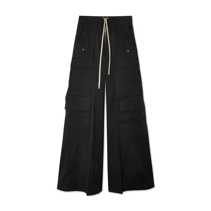 RICK OWENS - Men's Woven Pants Cargobelas - (Black) view 1, Click to Zoom in