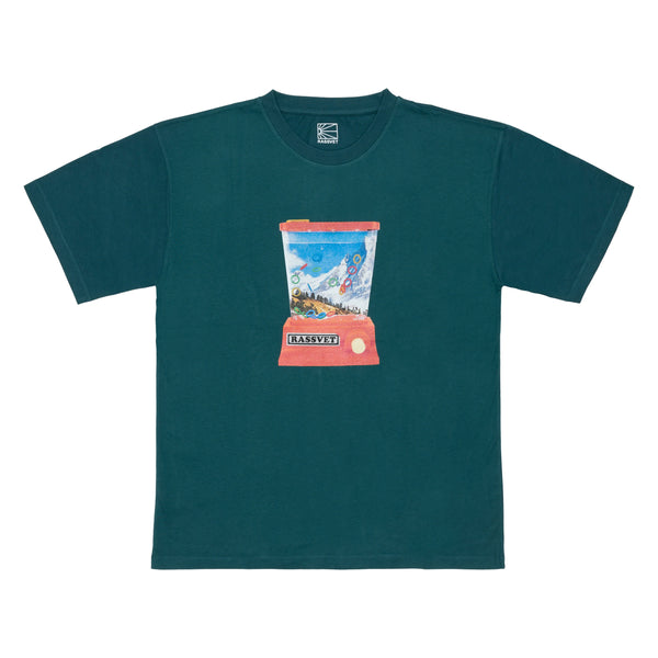 RASSVET - Men's Waterful Ring Toss T-Shirt - (Green)