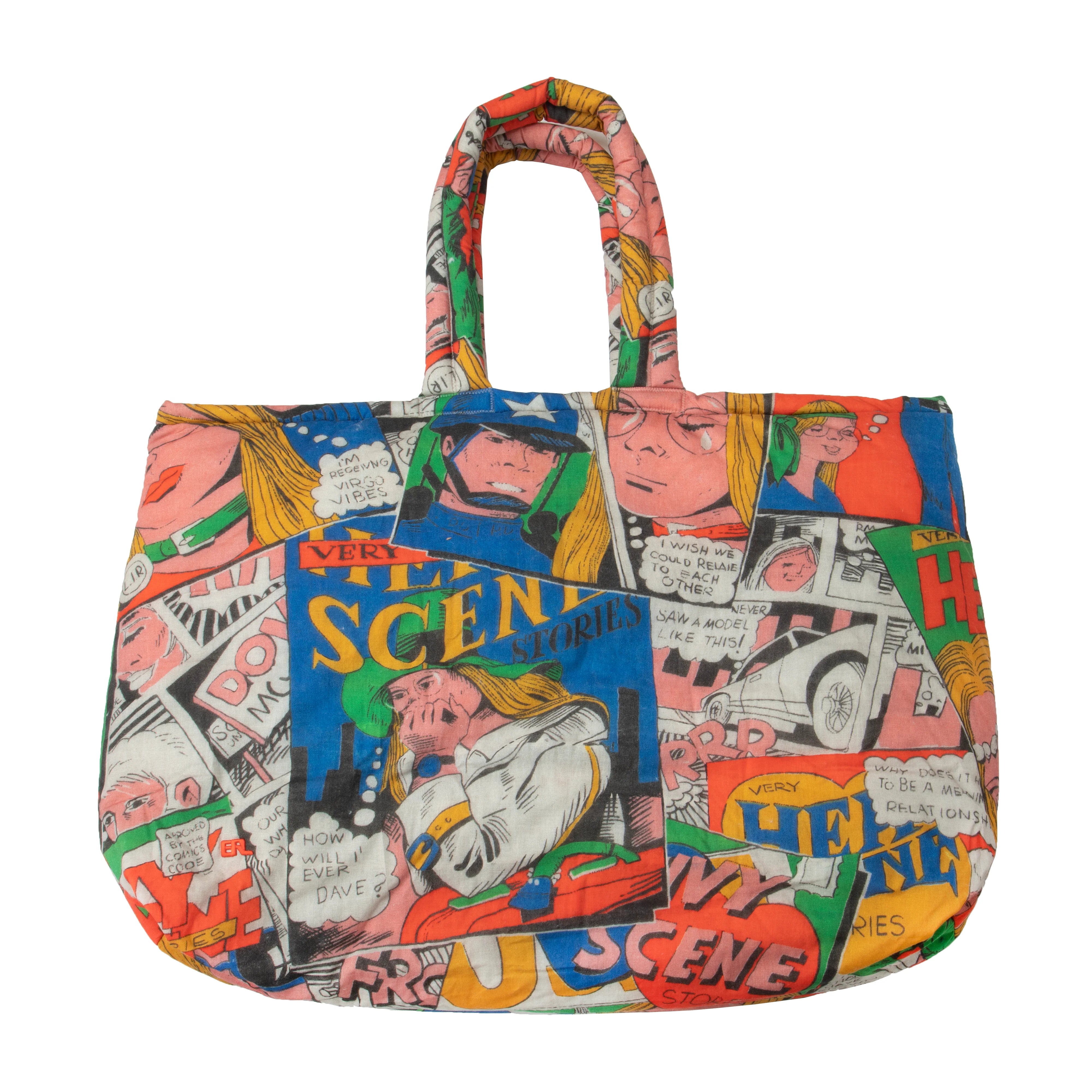 ERL - Comic Maxi Puffer Bag - (Multi) | Dover Street Market E-Shop ...