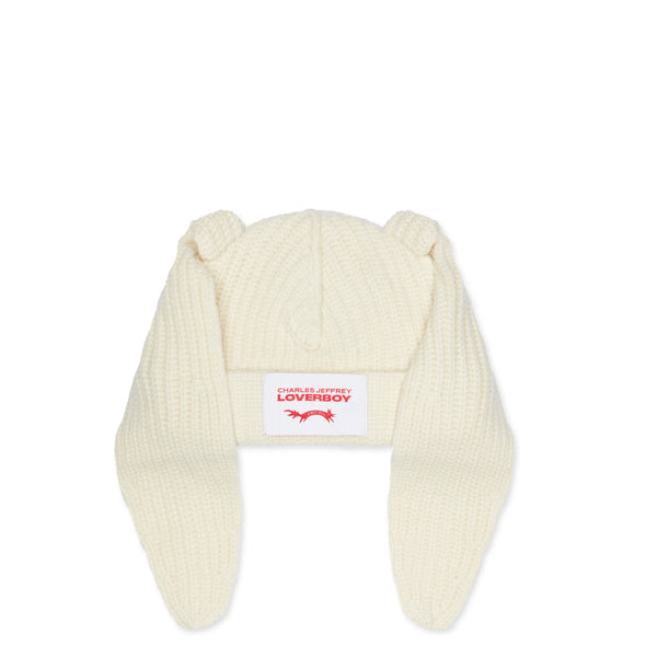 CHARLES JEFFREY - Chunky Rabbit Beanie - (Ecru)