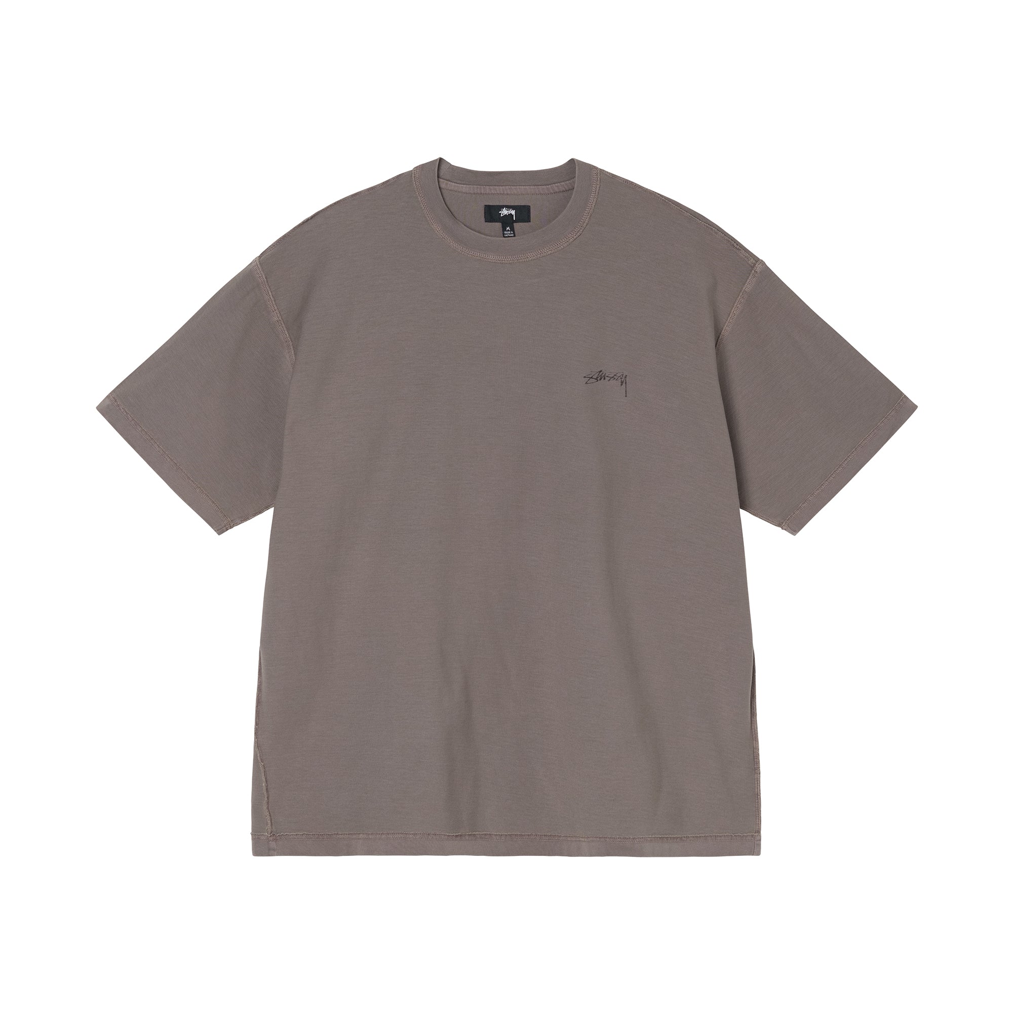STÜSSY - Pig. Dyed Inside Out Crew - (Brown) | Dover Street Market E ...